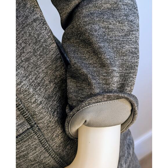 Adidas Womens Oversized Hoodie Medium Climawarm Activewear Dark Gray Heather - Picture 7 of 12